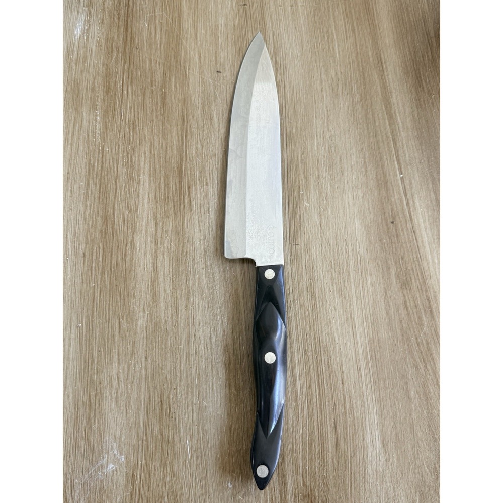 CUTCO 1728 JI 7-5/8" Petite Chef Knife, Brown Handle